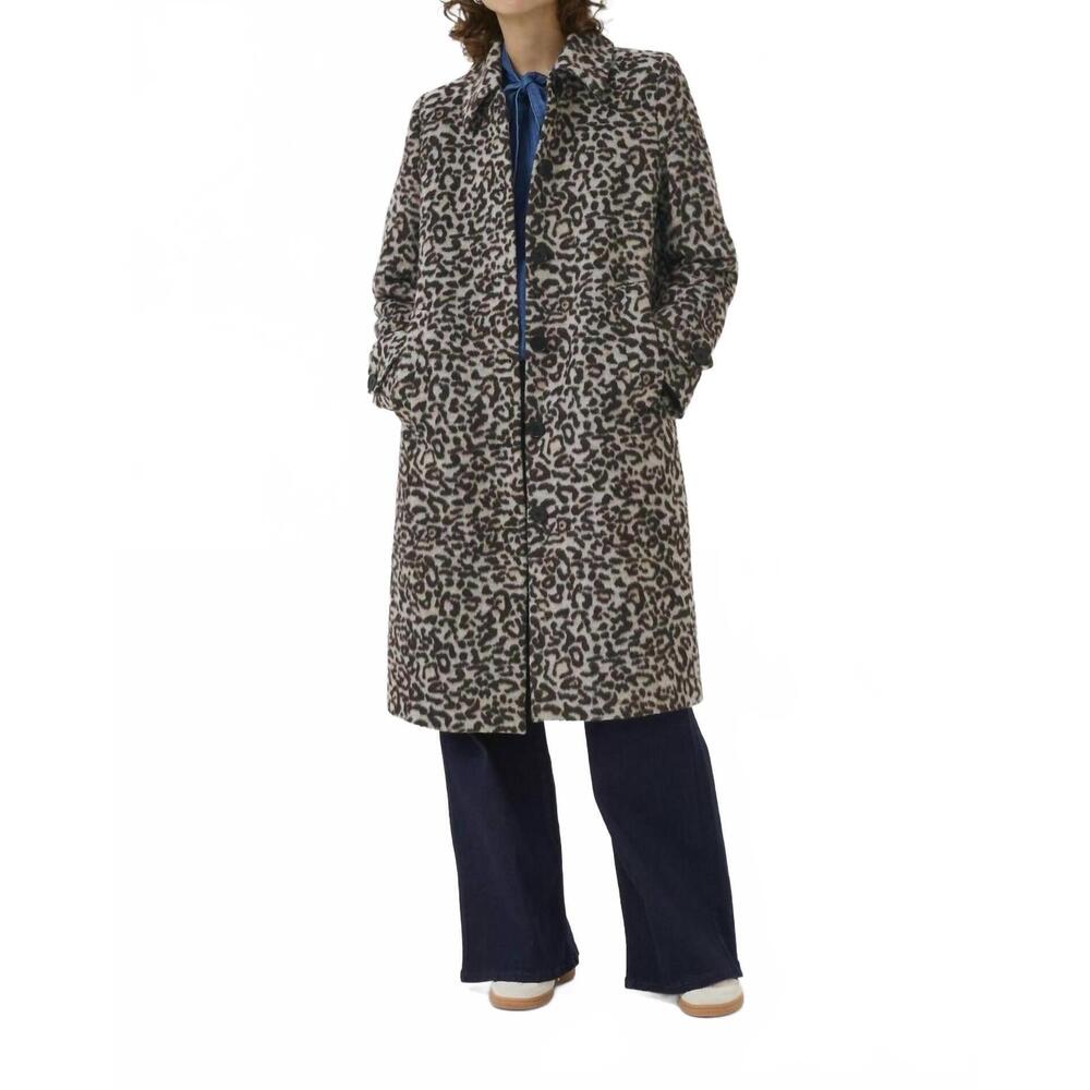 NEW PART TWO suzy coat in leopard